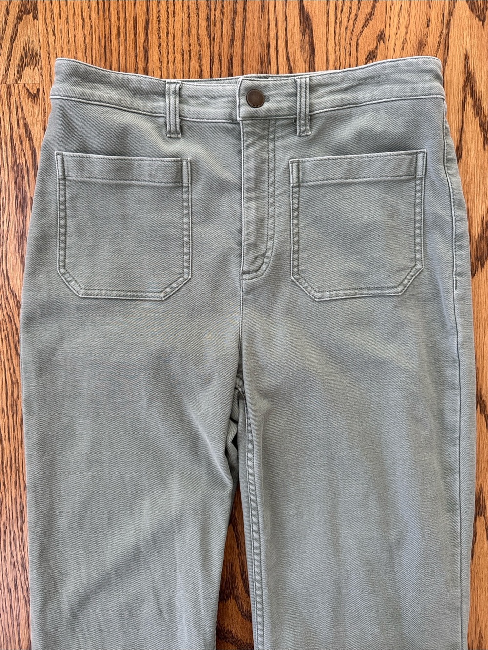 Faherty Sage Green Straight Leg Pants - Picture 3 of 10
